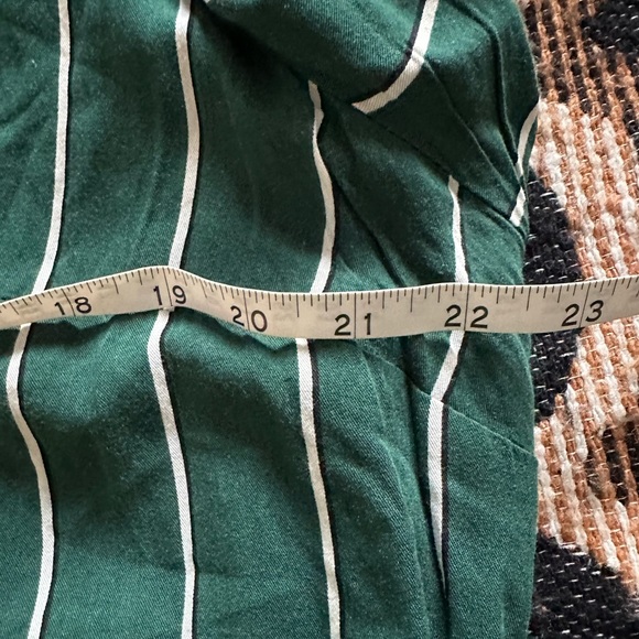 H&M Maxi Dress Front Button Up Green size 12 Women - Picture 10 of 11